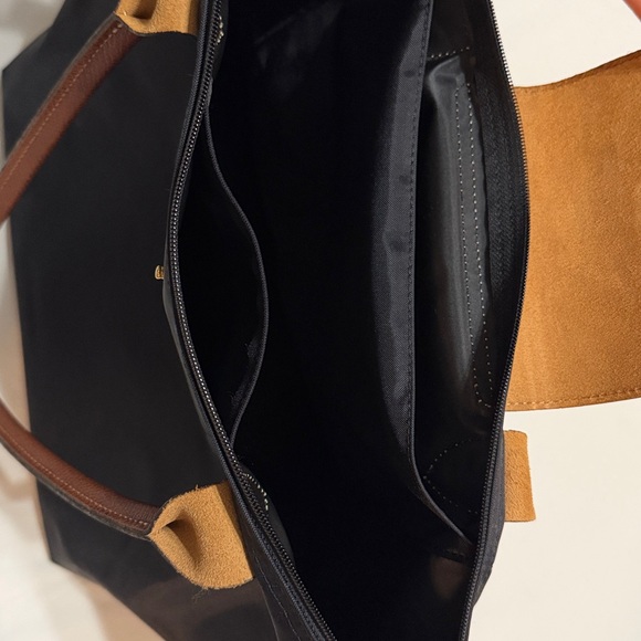 Longchamp Le Pliage Tote Bag Black and Brown - Picture 15 of 16